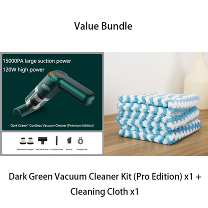 ⏰🔥LIMITED TIME 50% OFF!🔥50K+ SOLD!🧹 Cordless Car Vacuum – 10000Pa Suction & 4000mAh Battery 🚗