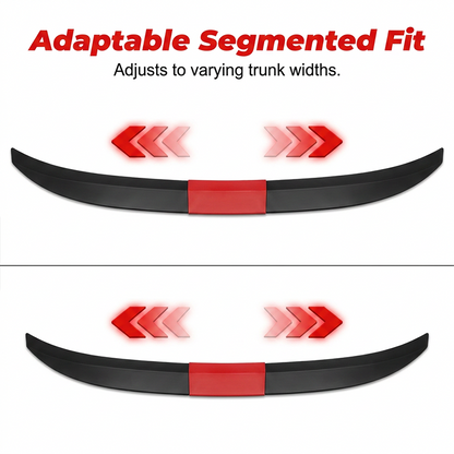 🚗 LIMITED-TIME 50% OFF! ✨ Car Downforce Rear Spoiler – ABS, 3-Piece Adjustable, No-Drill Install 🏁