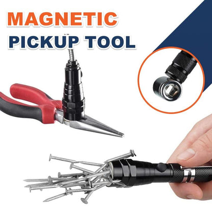 Extendable Magnetic Flashlight – 360° Flexible Gooseneck & LED Light