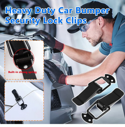 📢📢50% OFF !! ⏰ Heavy Duty Car Bumper Security Lock Clips – Sturdy, Universal, Tool-Free 🔒
