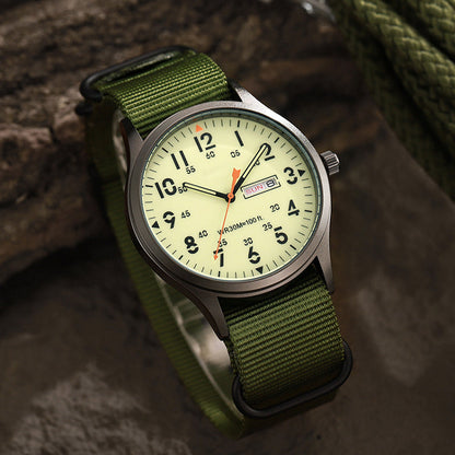 🏖️ 50% OFF ⌚✨ Men's Quartz Watch with Luminous Display – Glows in the Dark, Shines All Day! Classic Style for Any Occasion 👔