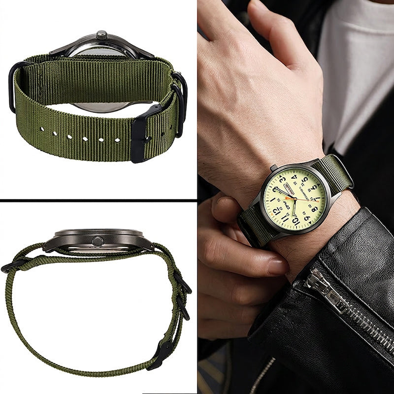 🏖️ 50% OFF ⌚✨ Men's Quartz Watch with Luminous Display – Glows in the Dark, Shines All Day! Classic Style for Any Occasion 👔