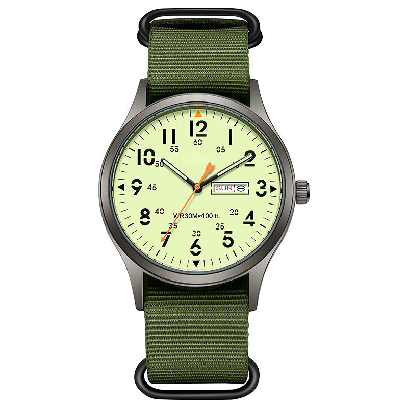 🏖️ 50% OFF ⌚✨ Men's Quartz Watch with Luminous Display – Glows in the Dark, Shines All Day! Classic Style for Any Occasion 👔