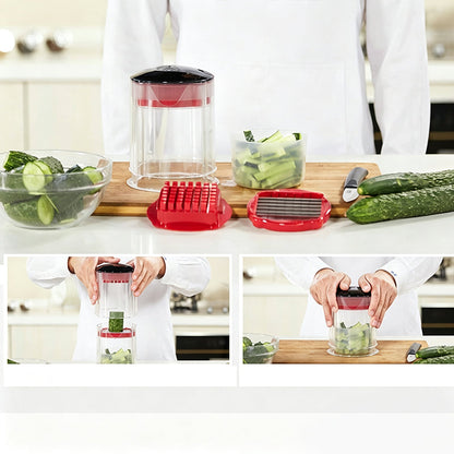 🎉 2026 Sale — Over 34,000 Sold!🥕 Multi‑Functional Veggie Chopper‑Safe Quick Prep 🍳