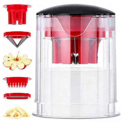 🎉 2026 Sale — Over 34,000 Sold!🥕 Multi‑Functional Veggie Chopper‑Safe Quick Prep 🍳