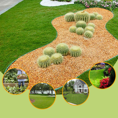 📢📢50% OFF !! ⏰Garden Edging Roll 10m with 30 Pegs🏡Roll It Out, Peg It Down – Neat Borders in Minutes ✨