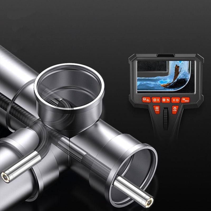🔧 50% OFF NOW! 📹 6mm Handheld Automotive Endoscope – Articulating Camera, HD Monitor, LED Illumination & Semi-Rigid Cable for Precision Inspection ✨