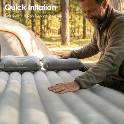 📢📢50% OFF !! ⏰Inflatable Car Air Mattress Travel Bed
