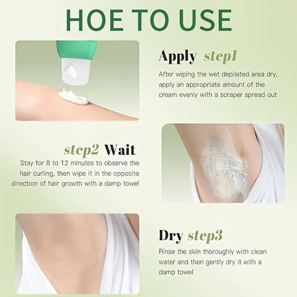 🥥 2026 Sale — Over 40,000 Sold!🔥Gentle Coconut Oil Hair Removal Cream