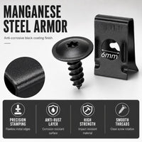 🎉 2026 Sale — Over 46,000 Sold 🔩 Universal Car Metal U-Type Clips & Screws Set 🚗