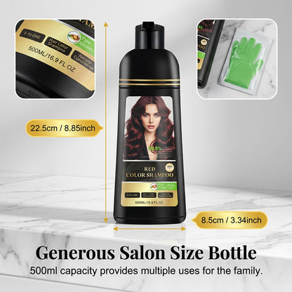 3-in-1 Hair Color Shampoo & Conditioner for Gray Coverage