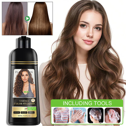 3-in-1 Hair Color Shampoo & Conditioner for Gray Coverage