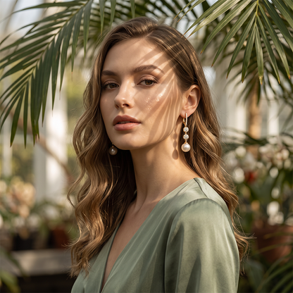 Elegant Pearl Drop Earrings