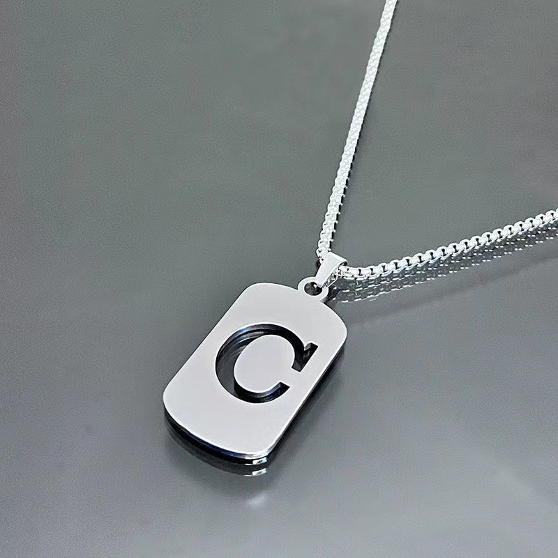 🎉 2026 Sale — Over 32,000 Sold!✨Minimal Initial Necklace – Polished Finish, Unisex Style, Gift Ready 💝