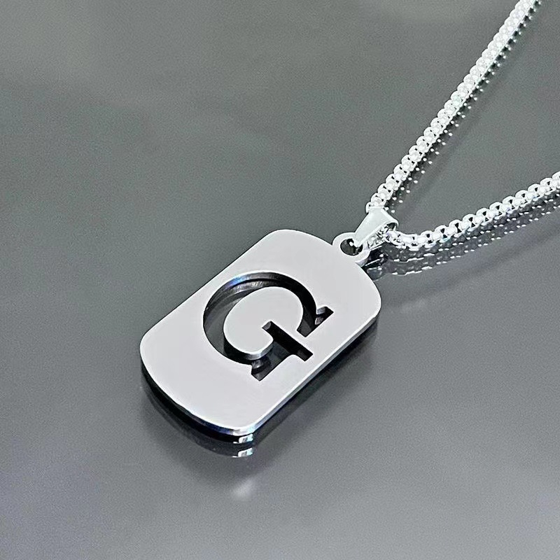 🎉 2026 Sale — Over 32,000 Sold!✨Minimal Initial Necklace – Polished Finish, Unisex Style, Gift Ready 💝