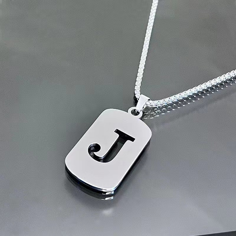 🎉 2026 Sale — Over 32,000 Sold!✨Minimal Initial Necklace – Polished Finish, Unisex Style, Gift Ready 💝