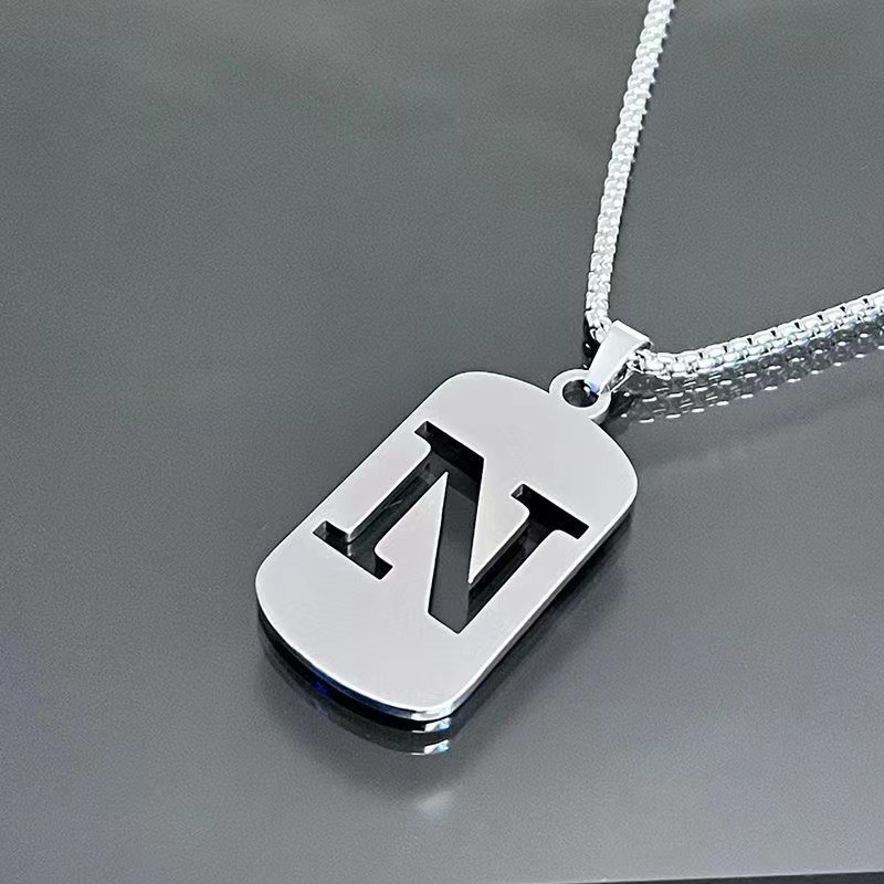 🎉 2026 Sale — Over 32,000 Sold!✨Minimal Initial Necklace – Polished Finish, Unisex Style, Gift Ready 💝