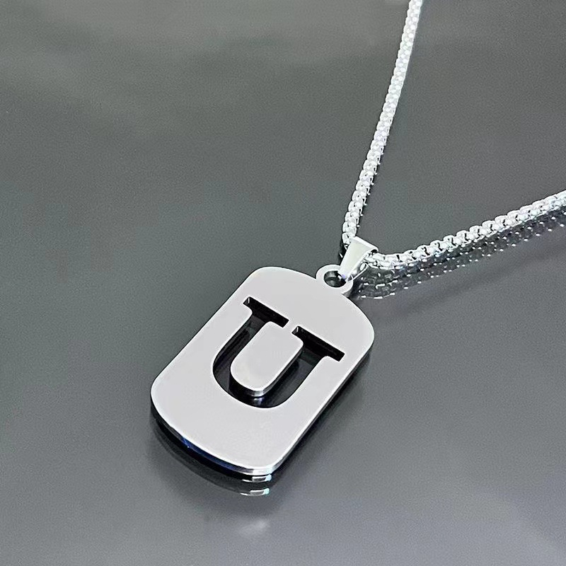 🎉 2026 Sale — Over 32,000 Sold!✨Minimal Initial Necklace – Polished Finish, Unisex Style, Gift Ready 💝