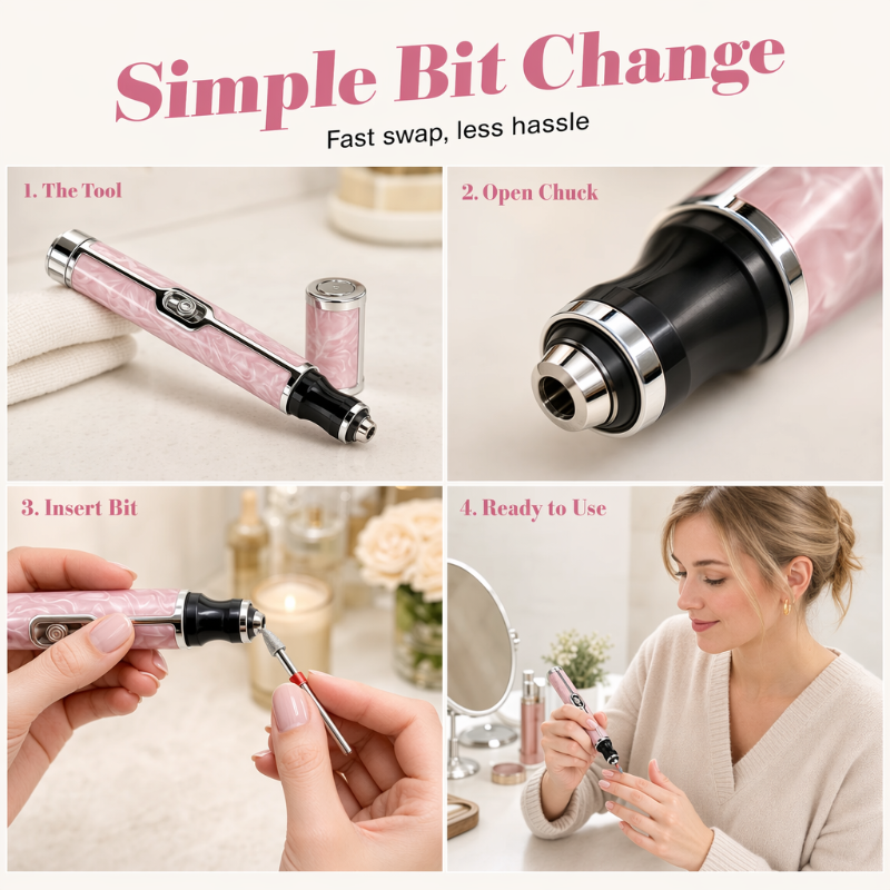 📢📢50% OFF !! ⏰Cordless Electric Nail File Drill