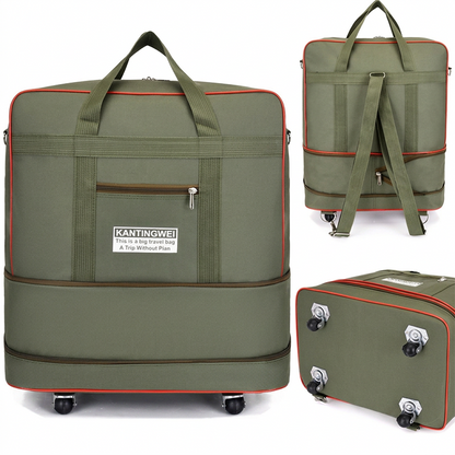 🔥Limited Time 50% Off！🧳Meet all your travel storage needs！Large Capacity Expandable Travel Duffel Bag