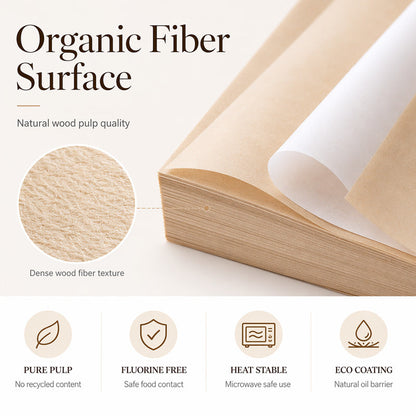 📢📢 50% OFF !! ⏰ Food-Grade Greaseproof Paper Sheets – Non-Stick, Oil-Resistant & Perfect for Baking, Roasting & Frying 🍪✨