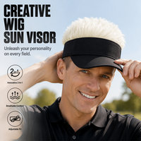 📢📢50% OFF !! ⏰Creative Wig Sun Visor Hat