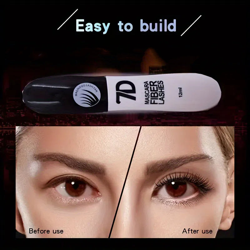 👁️✨ 7D Waterproof Fiber Mascara – Instantly Lifts, Lengthens & Volumizes!