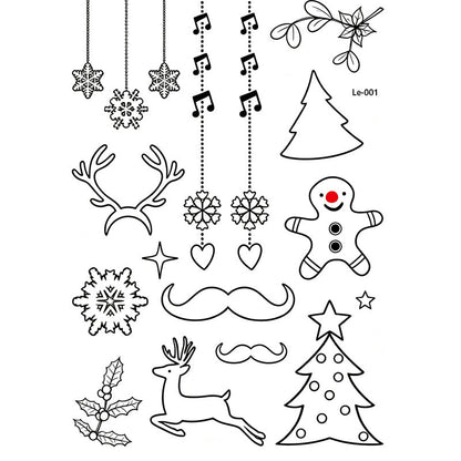 📢Buy 1 Get 1 Free！🔥Luminous Halloween Temporary Tattoos for Kids Cartoon Waterproof Glowing Stickers