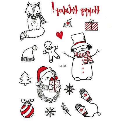 📢Buy 1 Get 1 Free！🔥Luminous Halloween Temporary Tattoos for Kids Cartoon Waterproof Glowing Stickers