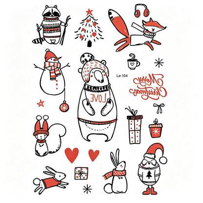 📢Buy 1 Get 1 Free！🔥Luminous Halloween Temporary Tattoos for Kids Cartoon Waterproof Glowing Stickers