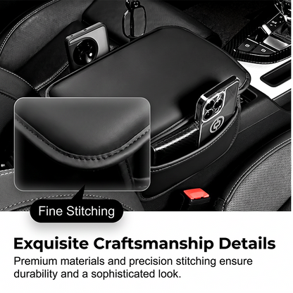 Car Center Console Cover with Side Storage Pockets