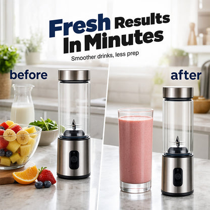 📢📢50% OFF !! ⏰Ortable Electric Juicer Cup