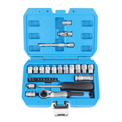 🔧 50% OFF NOW! 🛠️ 29-Piece Ratchet Socket Wrench Kit – CR-V Steel, Versatile & Portable 📦