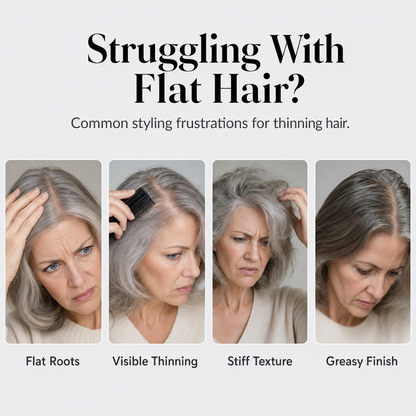 ⏳Time-Limited Special⏰Fluffy Hair Shaping Spray‑Lightweight Volumizing Mist, All‑Day Strong Hold Humidity‑Resistant Peach Scent Hair Spray for Fine Flat Thin Hair