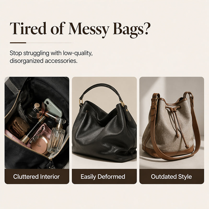 Women's Bucket Bag Chic Shoulder Crossbody Bag
