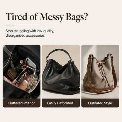 Women's Bucket Bag Chic Shoulder Crossbody Bag