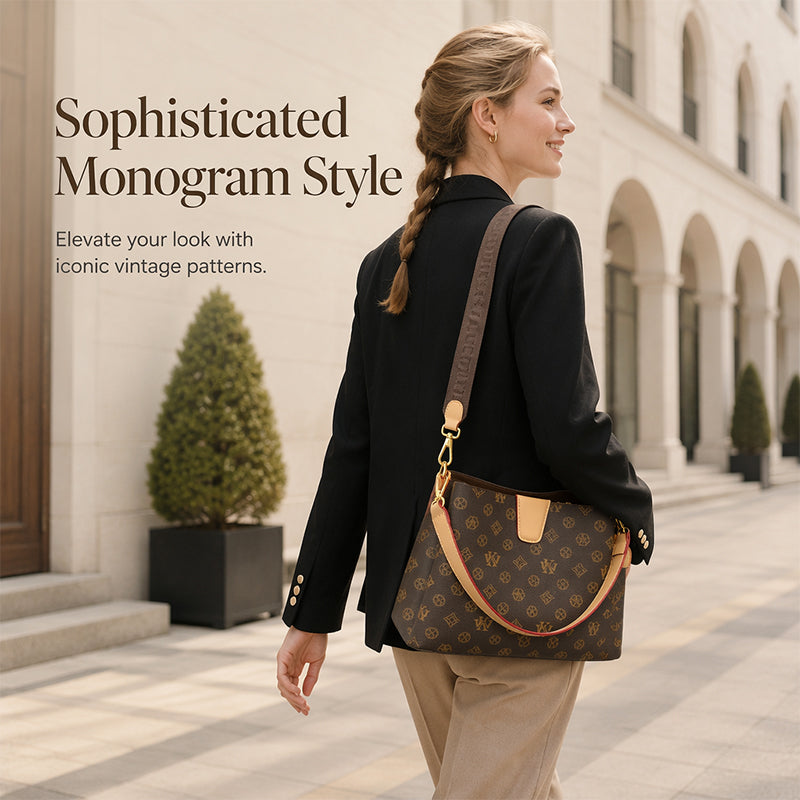 Women's Bucket Bag Chic Shoulder Crossbody Bag