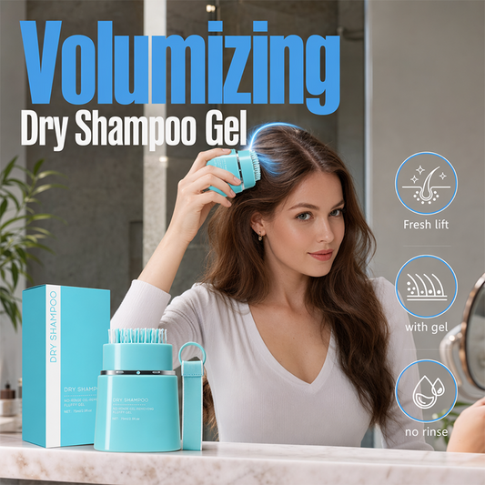 ⏰ 50% OFF🧴 No-Rinse Dry Shampoo Gel with Built-In Comb – Fresh Hair in 2 Minutes, No Water Needed!  💁‍♀️