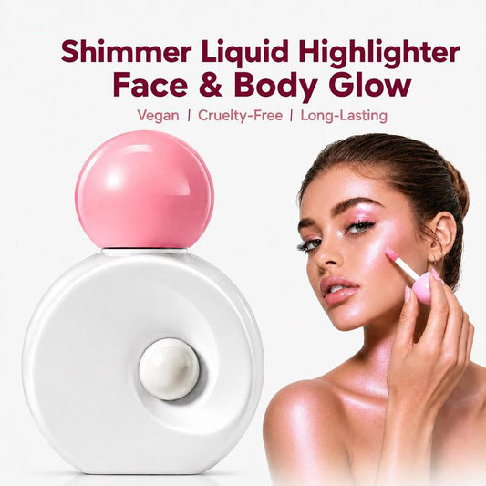 📢50% OFF!✨Liquid Highlighter with Dual-Sided Brush