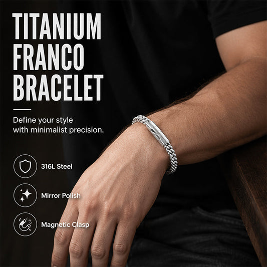 Men's Titanium Steel Bracelet Minimalist Hip Hop Chain