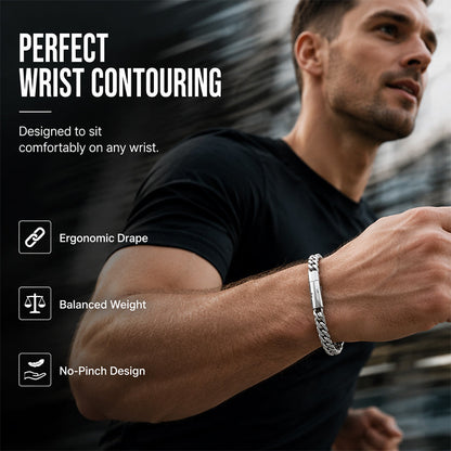 Men's Titanium Steel Bracelet Minimalist Hip Hop Chain