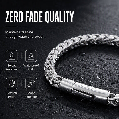 Men's Titanium Steel Bracelet Minimalist Hip Hop Chain