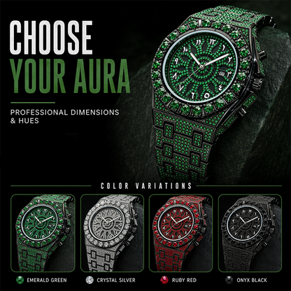 ✨ Men's Luxury Sparkling Quartz Watch – Shine Bright, Stand Out. Waterproof, scratch-resistant, and built to turn heads. 😎⌚