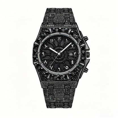 ✨ Men's Luxury Sparkling Quartz Watch – Shine Bright, Stand Out. Waterproof, scratch-resistant, and built to turn heads. 😎⌚