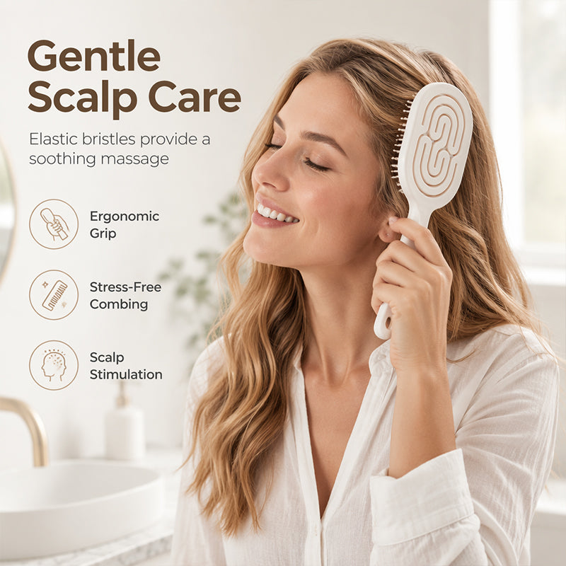 💇‍♀️ 50% OFF NOW! ✨Women's Detachable Self Cleaning Vented Hairbrush