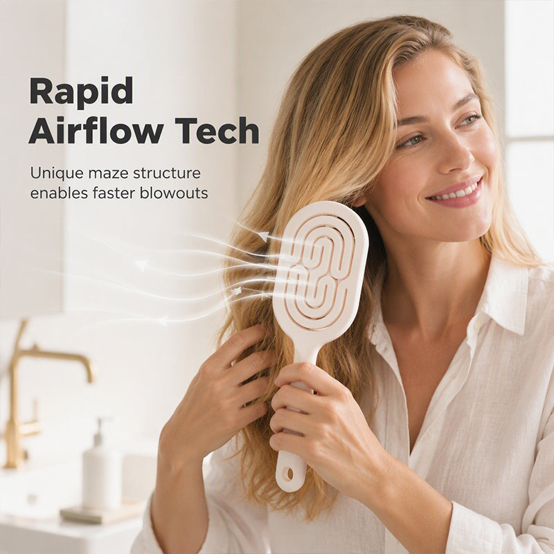 💇‍♀️ 50% OFF NOW! ✨Women's Detachable Self Cleaning Vented Hairbrush