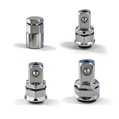 🔧 2026 Sale — Over 23,700 Sold! 🔩 CR-V Steel Ratchet Wrench Adapter Socket Converter Set