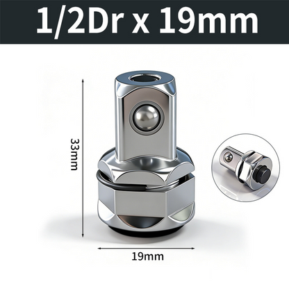 🔧 2026 Sale — Over 23,700 Sold! 🔩 CR-V Steel Ratchet Wrench Adapter Socket Converter Set