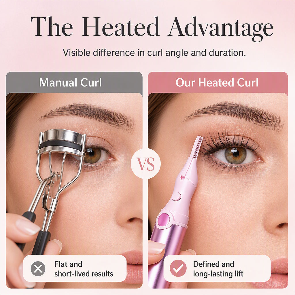 🔥💐50% Off Now！‼️ ✨Rechargeable Heated Eyelash Curler | Get Long-Lasting Perfect Lash Curls Anytime🔋