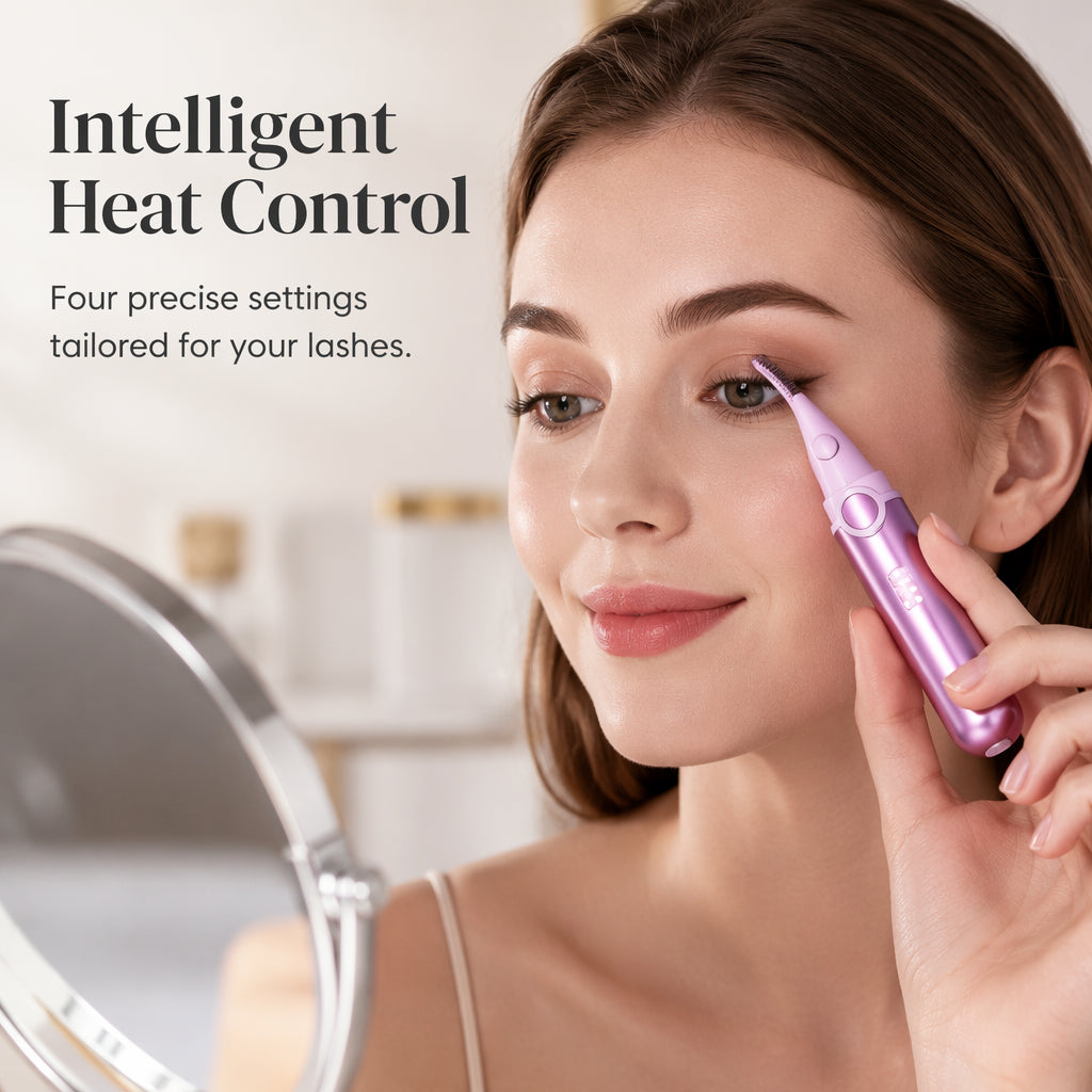 🔥💐50% Off Now！‼️ ✨Rechargeable Heated Eyelash Curler | Get Long-Lasting Perfect Lash Curls Anytime🔋